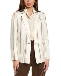 Piazza Sempione - Linen & Silk-Blend Blazer - Lyst