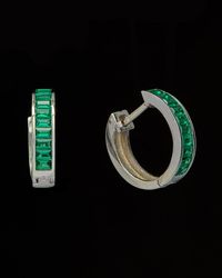 Italian Gold Over Silver - 18K 0.60 Ct. Tw. Topaz Earrings - Lyst