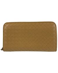 Bottega Veneta - Intrecciato Leather Long Wallet (authentic Pre-loved) - Lyst