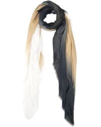 Blue Pacific - Vintage Dip-Dye Ombre Cashmere-Blend Scarf - Lyst