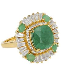 TIRAMISU - Gold Over Silver 6.38 Ct. Tw. Gemstone Ring - Lyst