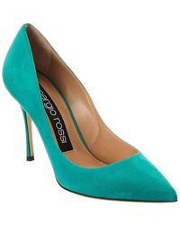 Sergio Rossi - Godiva 90 Suede Pump - Lyst