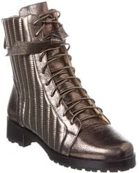 Alexandre Birman - Clarita Quilted Leather Combat Boot - Lyst