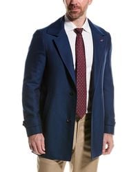 Isaia - Wool & Cashmere-blend Coat - Lyst