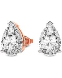 Lab Grown Diamonds - 14K 4.00 Ct. Tw. Lab-Grown Diamond Earrings - Lyst