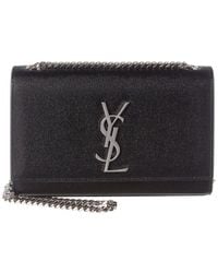 Saint Laurent - Kate Small Grain De Poudre Leather Shoulder Bag - Lyst