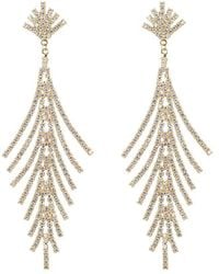 Eye Candy LA - Cynthia Cz Fringe Earrings - Lyst