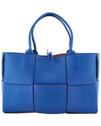 Bottega Veneta - Maxi Intrecciato Leather Arco Tote Medium (Authentic Pre- Loved) - Lyst