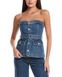 Jonathan Simkhai - Belted Bustier Top - Lyst