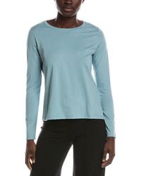 Eileen Fisher - Petite Round Neck T-Shirt - Lyst