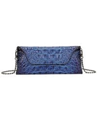 Tiffany & Fred Paris - Embossed Leather Clutch - Lyst