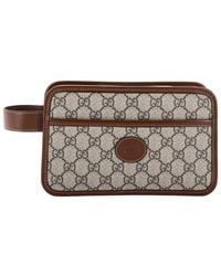 Gucci - Interlocking G Patch Camera Bag GG Coated Canvas Mini (authentic Pre- Loved) - Lyst
