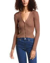 Dress Forum - Button-down V-neck Sweater - Lyst