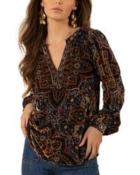 Hale Bob - Keira Silk-Blend Top - Lyst