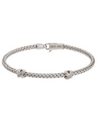 Meshmerise - 18K Over 0.1 Ct. Tw. Diamond Mesh Bangle Bracelet - Lyst