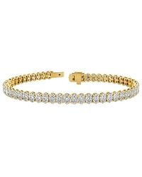 Lab Grown Diamonds - 14K 9.22 Ct. Tw. Lab-Grown Diamond Tennis Bracelet - Lyst