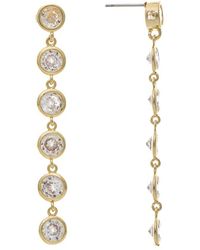 Rivka Friedman - 18k Plated Cz Dangle Earrings - Lyst