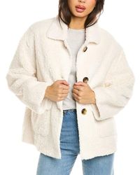 Unreal Fur Seashell Jacket - White