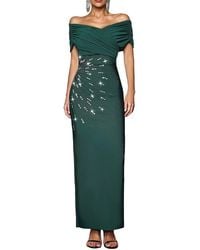 Dilireba - Off Shoulder Embellished Maxi Dress - Lyst