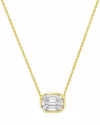 Forever Creations USA Inc. - Forever Creations 14k 0.71 Ct. Tw. Diamond Illusion Necklace - Lyst