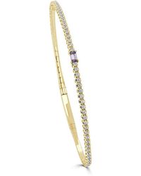 Sabrina Designs - 14k 0.56 Ct. Tw. Diamond & Ruby Bangle Bracelet - Lyst