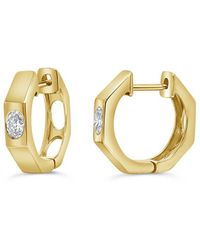 Sabrina Designs - 14K 0.28 Ct. Tw. Diamond Hoop Earrings - Lyst