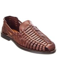 Brunello Cucinelli - Woven Leather Loafer - Lyst