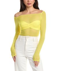 AFRM - Eagan Off-The-Shoulder Illusion Top - Lyst