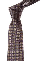 Canali - Squares Silk Tie - Lyst