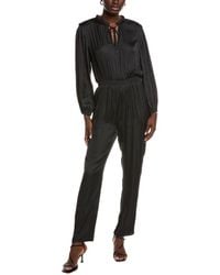 Maje - Tie Neck Jumpsuit - Lyst