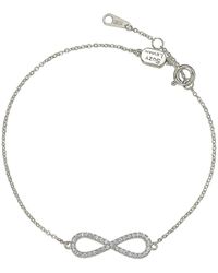 Suzy Levian - 14k 0.20 Ct. Tw. Diamond Infinity Necklace - Lyst