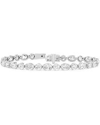 Lab Grown Diamonds - 14K 9.10 Ct. Tw. Lab-Grown Diamond Tennis Bracelet - Lyst