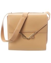 Bottega Veneta - The Clip Leather Shoulder Bag - Lyst