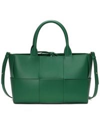 Tiffany & Fred Paris - Smooth Woven Leather Top Handle Tote - Lyst