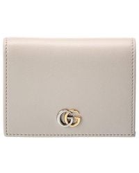 Gucci - Gg Marmont Leather Card Case - Lyst