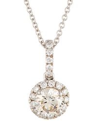 Diana M. Jewels - Fine Jewelry 14k 0.80 Ct. Tw. Diamond Necklace - Lyst