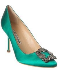 Manolo Blahnik - Hangisi 90 Satin Pump - Lyst