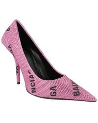 Balenciaga - Square Knife Leather Pump - Lyst