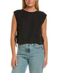 Velvet By Graham & Spencer - Tavia Sleeveless Woven Linen Top - Lyst