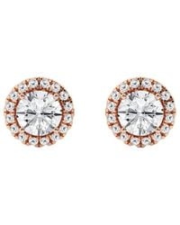 Lab Grown Diamonds - 14k Rose Gold 3.50 Ct. Tw. Lab-grown Diamond Studs - Lyst