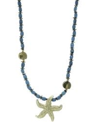 Ebru Jewelry - One Of A Kind Plated Beaded Necklace - Lyst