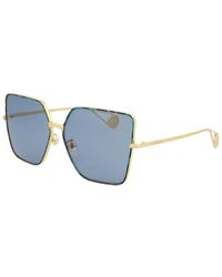 Gucci 61mm Sunglasses - Metallic