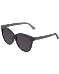 Gucci - Smoke 56mm Cat Eye Sunglasses - Lyst