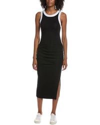 Michael Stars - Wren Ringer Ruched Midi Dress - Lyst