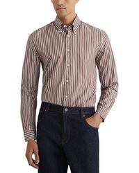 Reiss - Guyton Stripe Button D Formal Shirt - Lyst