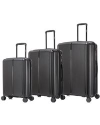 DUKAP - 3Pc Airley Lightweight Expandable Hardside Spinner Luggage Set - Lyst