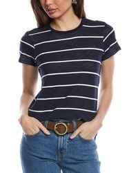 ATM - Slub Jersey Stripe Schoolboy T-Shirt - Lyst