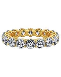 Lab Grown Diamonds - 14K 5.30 Ct. Tw. Lab-Grown Diamond Eternity Ring - Lyst