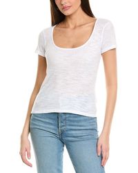 Project Social T - Libby Scoop Neck Rib Baby T-Shirt - Lyst