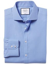 Charles Tyrwhitt - Non-iron Cool Poplin Slim Fit Shirt - Lyst